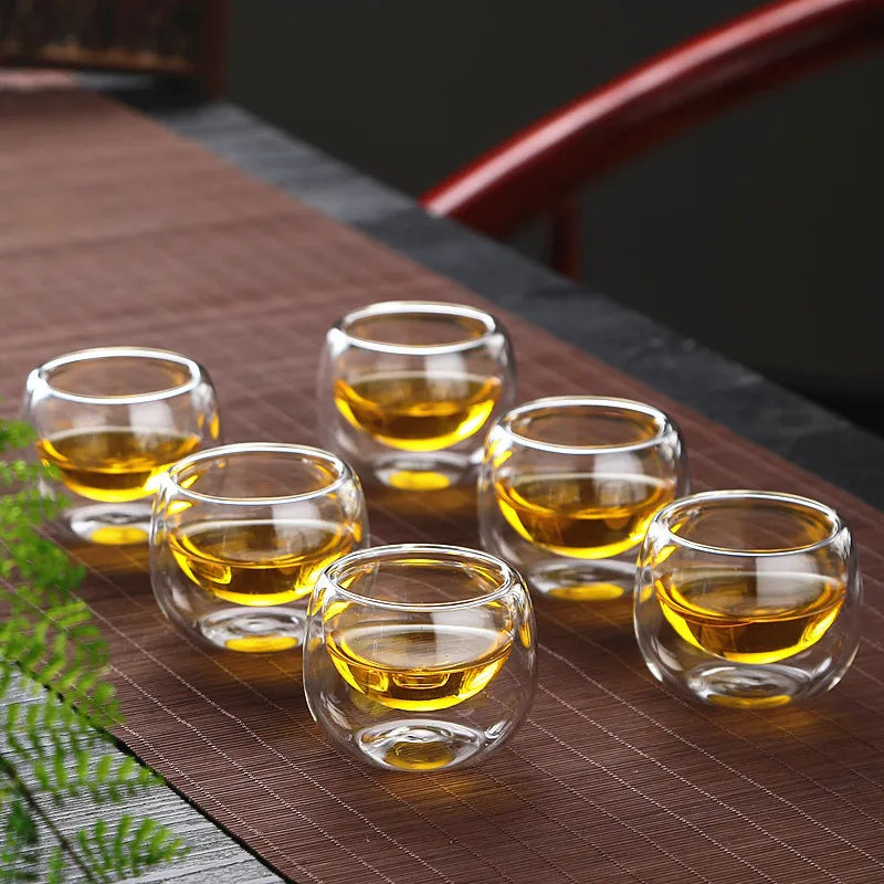 Wellness-2-Glow™ Double Walled Teapot & Double Walled tea-cup set