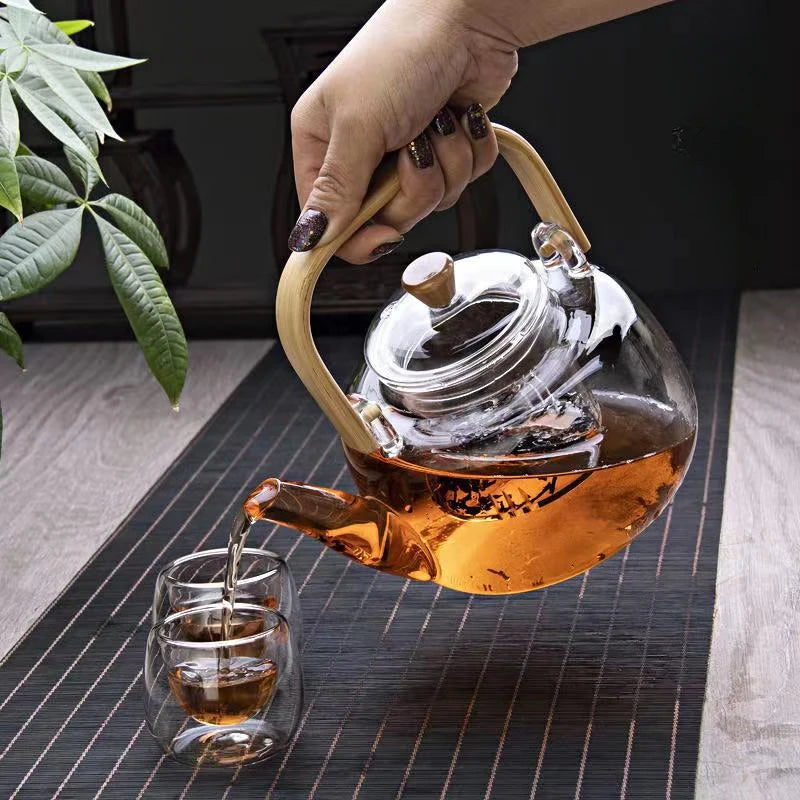 Wellness-2-Glow™ Double Walled Teapot & Double Walled tea-cup set
